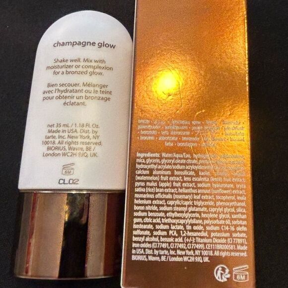 🌷 Tarte Bronzing Drops Key Largo Champagne Glow New Full Size - Picture 3 of 10